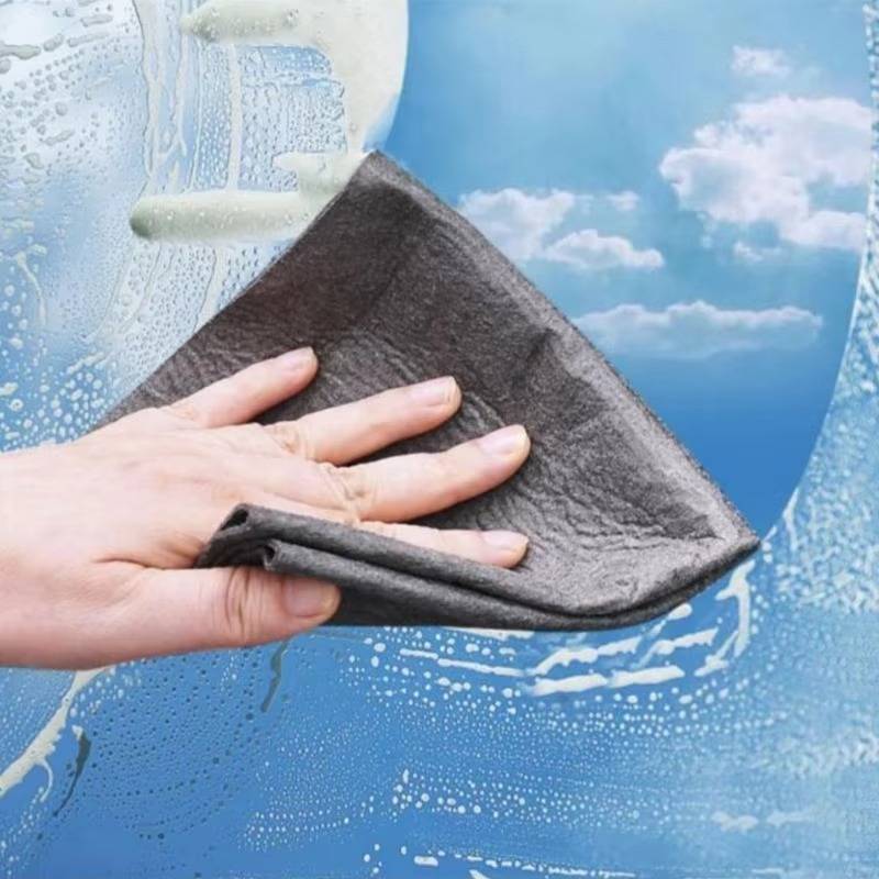 Microfiber Cleaning Cloths, 10 Pack Reusable Streak-Free Towels for Glass, Windows, Car Detailing & Kitchen, Lint-Free Wash Rags