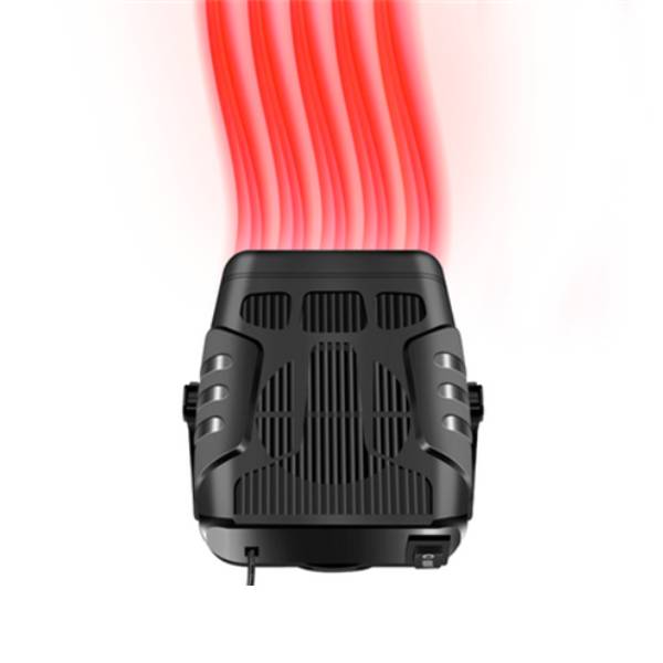 Portable Car Heater, 2 Pack 12V Plug-In Heating and Cooling Fan with Fast Defrost and 360-Degree Rotation for Cars