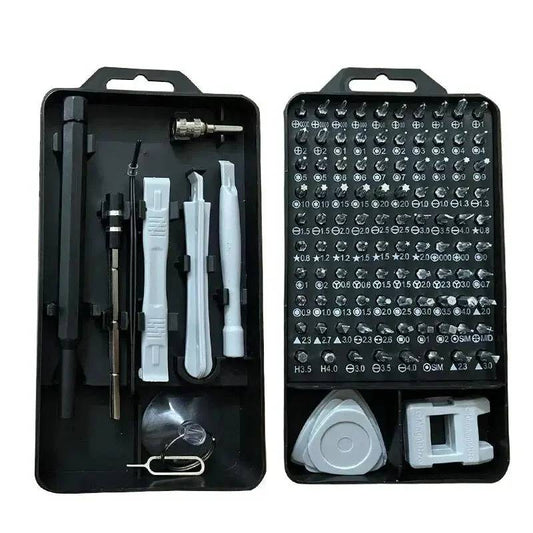 Precision Screwdriver Bit Set, 98 Repair Bits with Flexible Extension for Phone, Laptop & Console Electronics