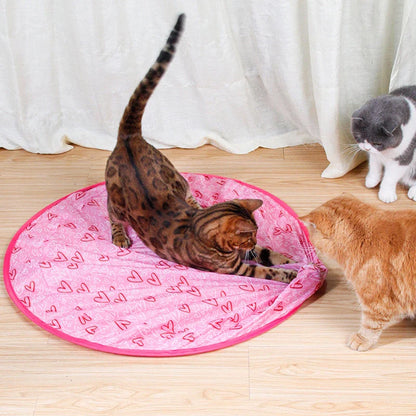 2-in-1 Interactive Cat Toy, Smart Automatic Moving Ball with Obstacle Avoidance for Indoor Cats and Kittens, 2 Colors