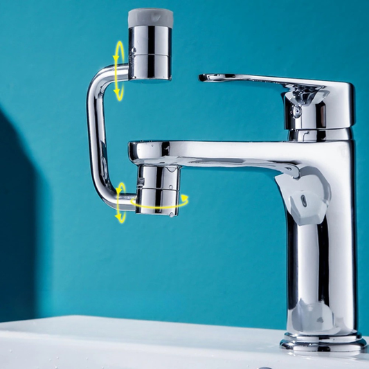 Faucet Extender, Rotating Swivel Sink Sprayer with 2 Water Modes, Universal Kitchen and Bathroom Tap Attachment