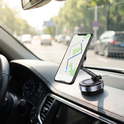 Magnetic Phone Holder — car dashboard top — real-scene lifestyle v4