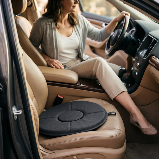 Swivel Seat Cushion — Clean car interior — real-scene lifestyle v4