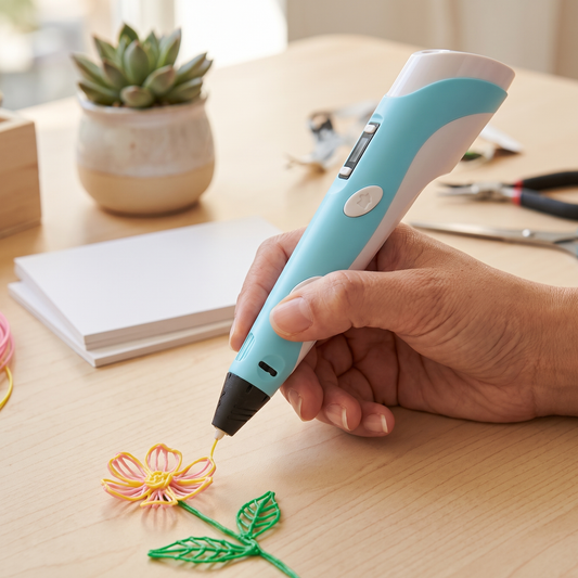 3D Printing Pen — clean craft desk — real-scene lifestyle v4
