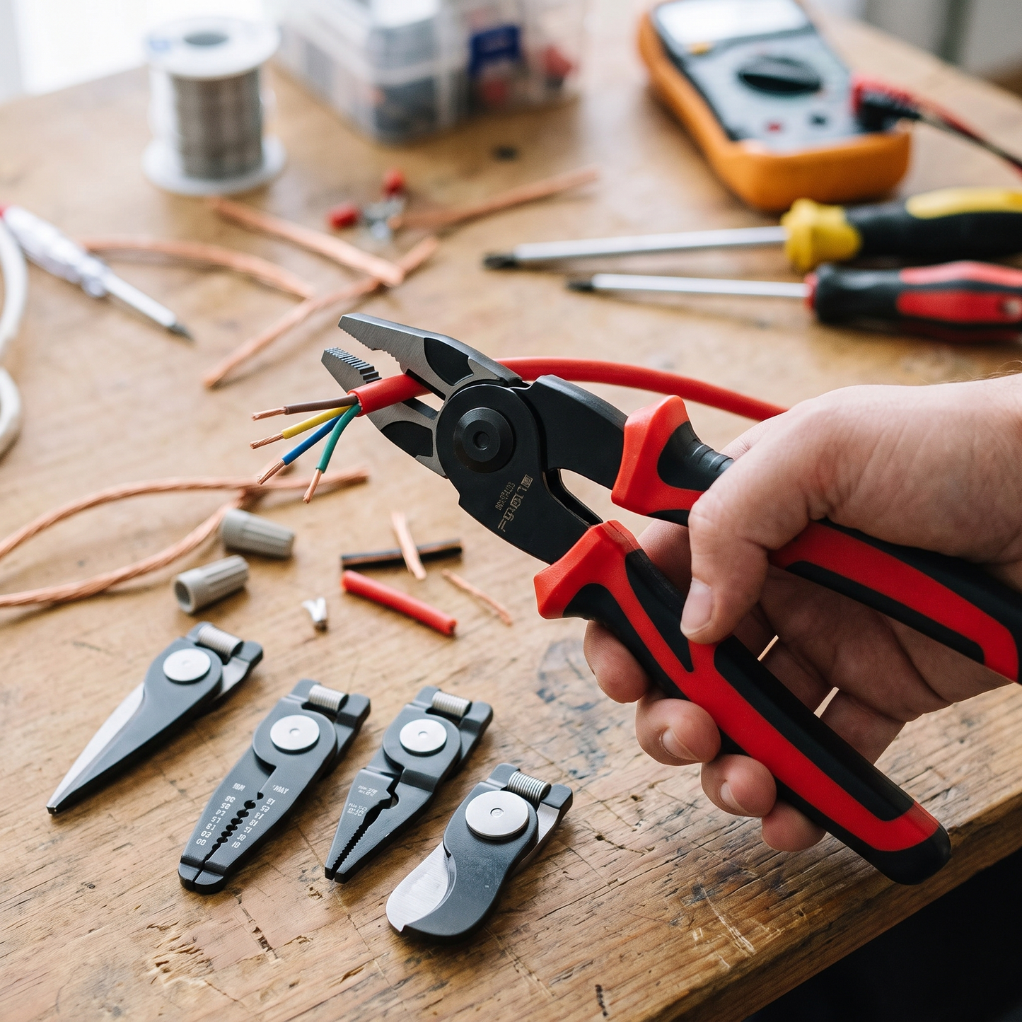 Multifunctional Pliers Set — home workbench — real-scene lifestyle v4