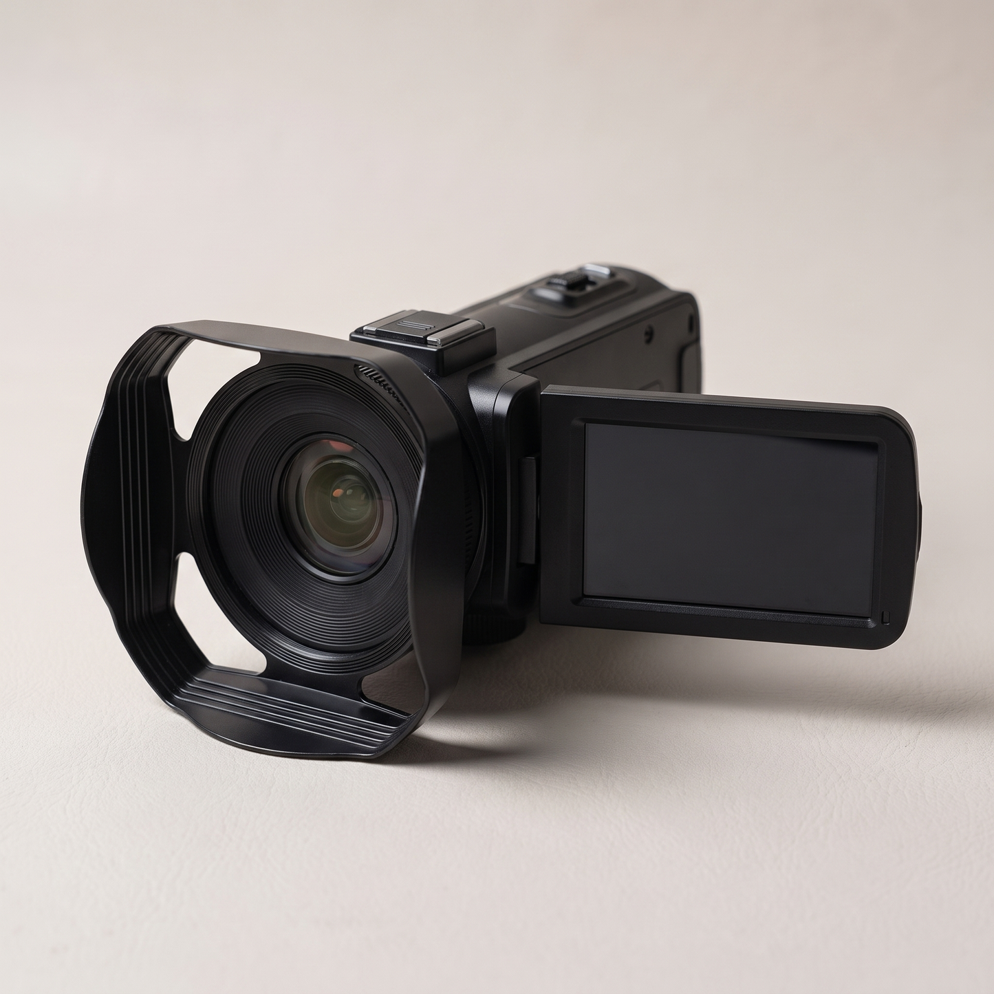 4K Vlogging Camcorder with 3-Inch 270-Degree Flip Screen and Infrared Night Vision for YouTube, Travel and Vlogging