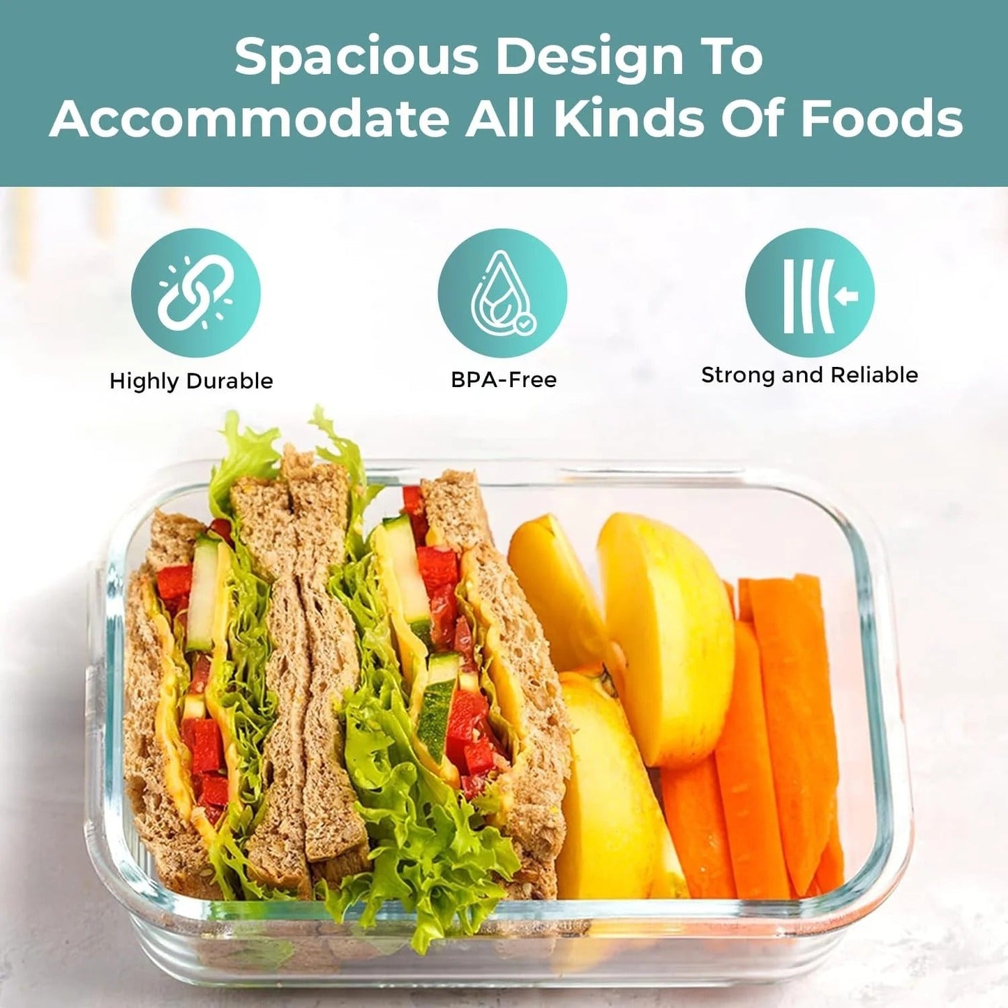 Food Storage Container Set, 35-Piece BPA-Free Meal Prep Containers with Airtight Lids for Fridge, Freezer and Pantry