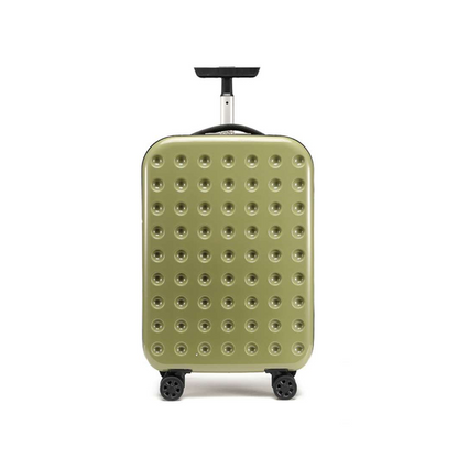 Foldable Spinner Suitcase, Collapsible Hardshell Checked Luggage with Spinner Wheels and Lock, Space-Saving, 4 Colors