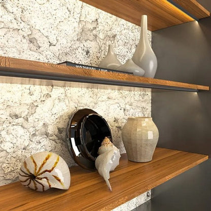LED Under Cabinet Light Bars, Cuttable 12V Aluminum Strip Light for Kitchen, Shelf and Display, 3 Color Temperatures