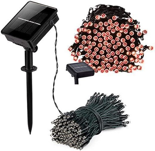 Solar Fairy String Lights, 17M 100 LED Outdoor Waterproof Garden String Lights for Patio, Yard & Party Decor, 4 Colors