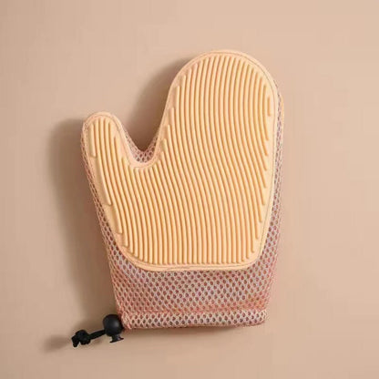 Cat Grooming Glove, Dog and Cat Deshedding Massage Mitt with Soft Bristles for Gentle Brushing, 3 Colors, Left or Right