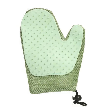 Cat Grooming Glove, Dog and Cat Deshedding Massage Mitt with Soft Bristles for Gentle Brushing, 3 Colors, Left or Right
