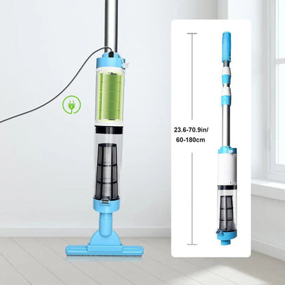 Cordless Pool Vacuum Cleaner, Rechargeable Handheld Pool Cleaner with 3 Heads and Adjustable Pole for Pools & Spas