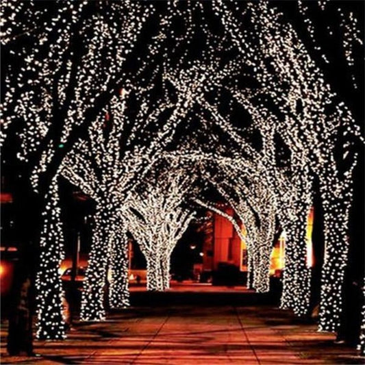 Solar Fairy String Lights, 17M Outdoor Weather-Resistant Garden String Lights for Patio, Yard & Party Decor, White