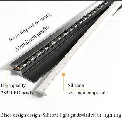 LED Under Cabinet Light Bars, Cuttable 12V Aluminum Strip Light for Kitchen, Shelf and Display, 3 Color Temperatures