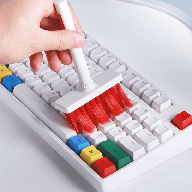 5-in-1 Keyboard and Earphone Cleaner Kit, Electronics Cleaning Brush and Pen for Earbuds, Keyboards and Cases, 2 Colors