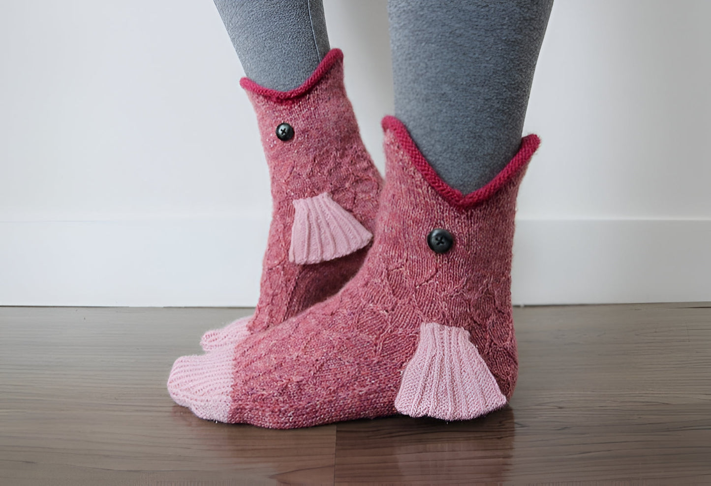 3D Knitted Animal Socks, Novelty Cotton Crocodile and Shark Socks for Kids and Adults, 6 Styles, Fun Gift