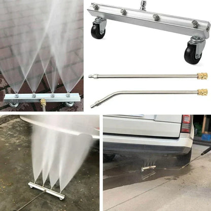 Under Car Pressure Washer, Undercarriage Cleaning Wand Attachment for Chassis, Driveway and Concrete