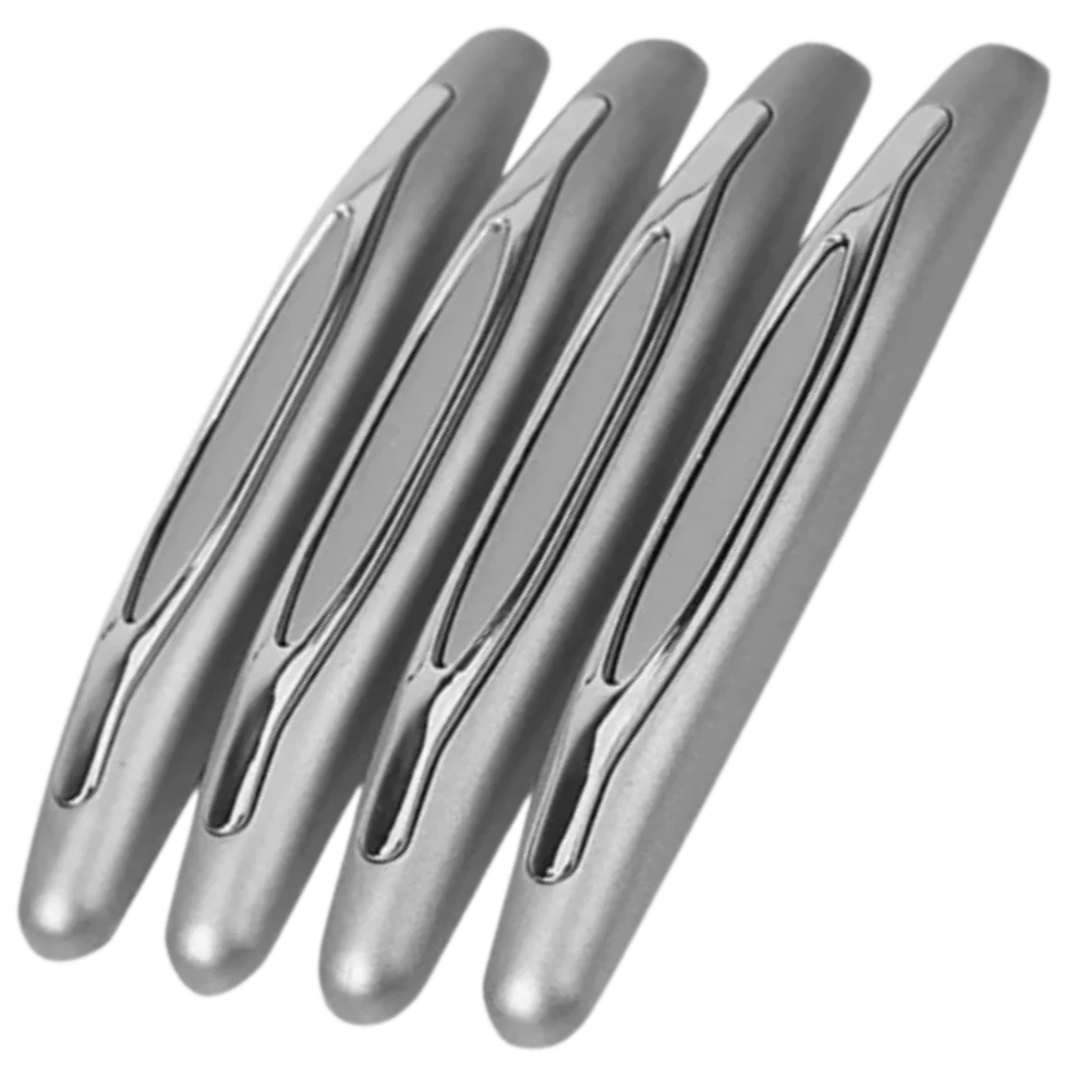 Car Door Protection Strips, 4 Pack Rubber Edge Guards for Door, Bumper and Mirror Anti-Scratch, 3 Colors