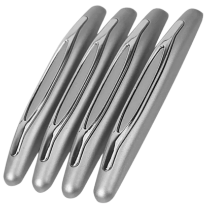 Car Door Protection Strips, 4 Pack Rubber Edge Guards for Door, Bumper and Mirror Anti-Scratch, 3 Colors