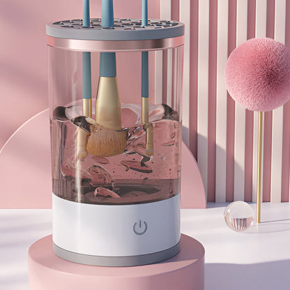 Electric Makeup Brush Cleaner, Automatic UV Sterilizing Brush Washer and Dryer for Cosmetic Brushes, Vanity Cleaner