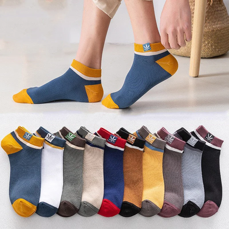 Cotton Ankle Socks for Men, 20 Pairs Breathable Low-Cut No-Show Socks for Everyday, Sports and Casual Wear