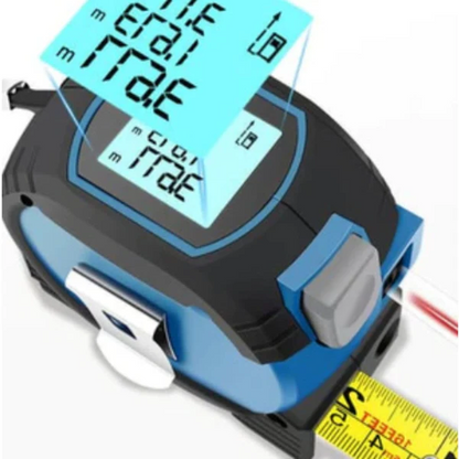 Infrared Laser Tape Measure, 2-in-1 Digital Laser Distance Meter and Tape Measure with Display for Construction & DIY