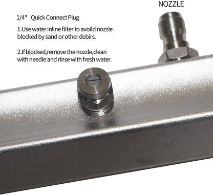 Under Car Pressure Washer, Undercarriage Cleaning Wand Attachment for Chassis, Driveway and Concrete